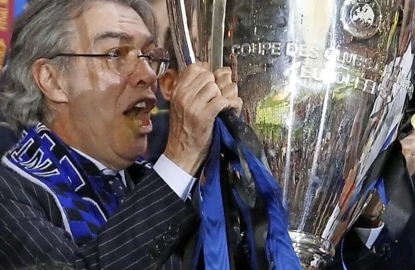 Massimo Moratti s prestižno lovoriko za zmago v ligi prvakov pred štirimi leti