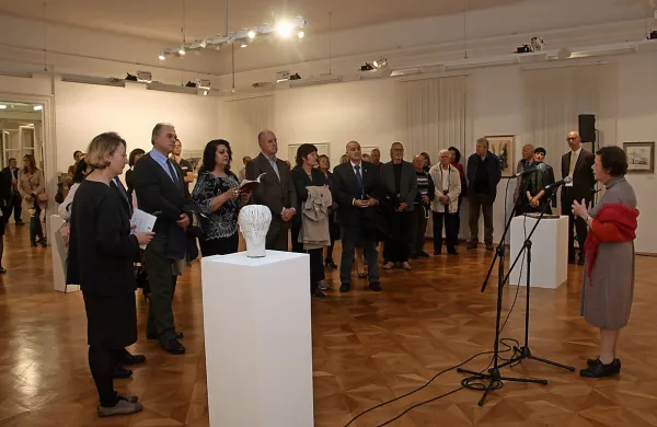 V galeriji Loža so obiskovalci prisluhnili kustosinji Marii  Campitelli