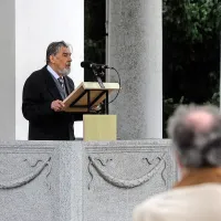 O Kajetanu Koviču je spregovoril pesnik Ciril Zlobec, ki ga je označil za pesnika, ki ga bodo njegova dela preživela