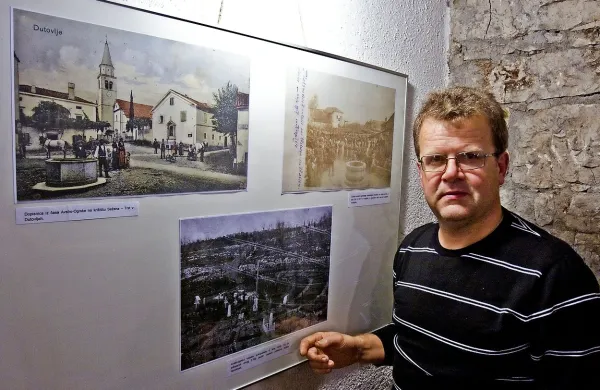 Srečko Rože zgodovino Dutovelj in okolice dobro pozna, saj je po rodu iz Krepelj