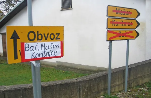 Od Koritnice do Knežaka samo po gozdni cesti