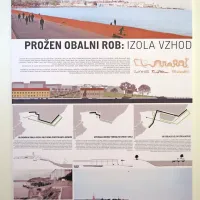 Utrinek načrta, ki so ga pripravili študentje arhitekture  
