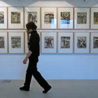  V Moderni galeriji razstavljajo ilustracije Marija Preglja za prvi Sovretov slovenski prevod Odiseje (1951)  