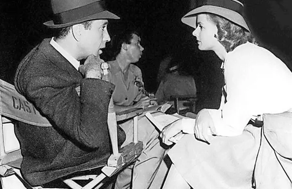 Humphrey Bogart in Ingrid Bergman sta navdušila v filmu Casablanca