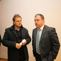 Valter Mlekuž (levo) in Danijel Krivec