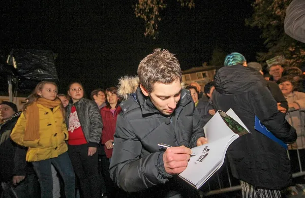 &Scaron;empetrci pripravili bučen sprejem za svojega Valeria