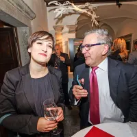 Tanja Srednik je po prijetnem nastopu s svojim jazz triom poklepetala z gradbenikom Gorazdom Humarjem.  