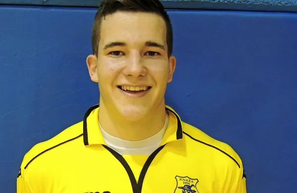 Nejc Hozjan je iz mlade napredoval v člansko futsal reprezentanco.