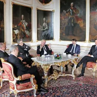 Pahor v Pragi govoril  o  Luki Koper