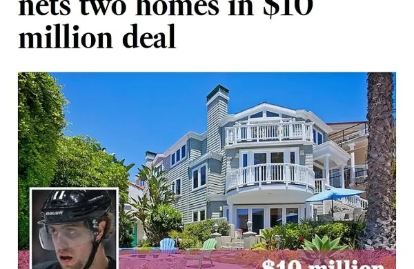 Anže Kopitar si je z ženo Ines privoščil dve hiši v prestižnem losangeleškem okrožju Manhattan Beach