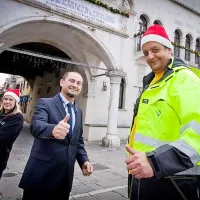 Božički delijo vrečke za biolo&scaron;ke odpadke