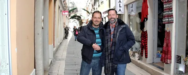 Uroš Rojac in  Jay Wisniewski 