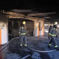 Zagoreli nakupovalni vozički v garažni hi&scaron;i