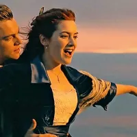 Titanik: Leonardo DiCaprio in Kate Winslet.