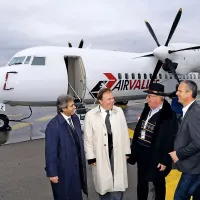 Letalo fokker s 50 sedeži je na sečoveljskem letališču prvič pristalo 4. decembra.