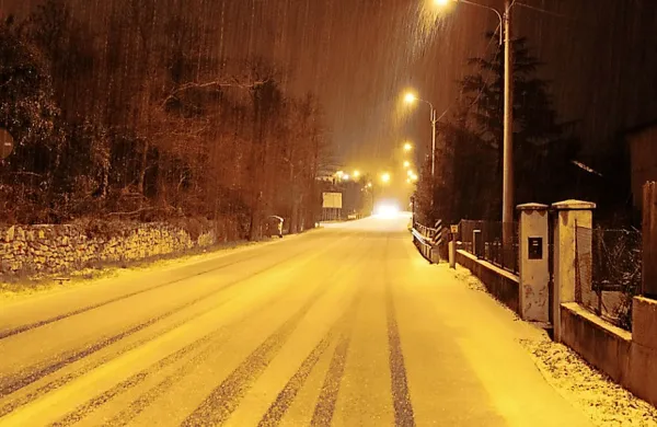 Včeraj zvečer nad Trstom