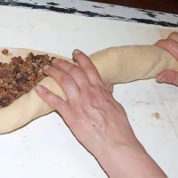 Gubanca mora biti enakomerno zavita.