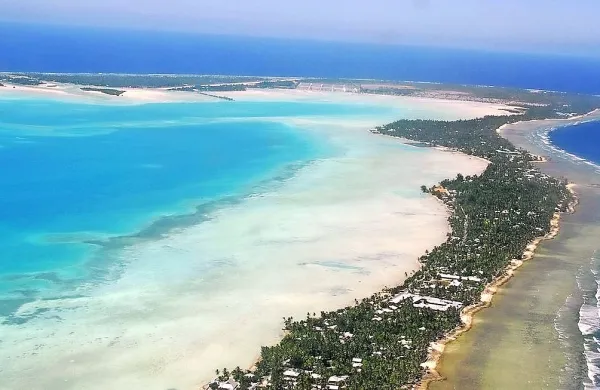 V novo leto so prvi vstopili prebivalci otočja Kiribati.
