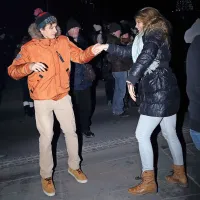Tudi Primorci so novo leto pričakali  na prostem
