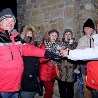 Tudi Primorci so novo leto pričakali  na prostem