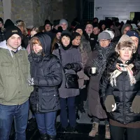 Tudi Primorci so novo leto pričakali  na prostem