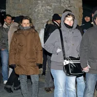 Tudi Primorci so novo leto pričakali  na prostem