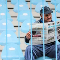  Dogajanje na stadionu ni  tako zanimivo kot Primorske novice (canon 60D).