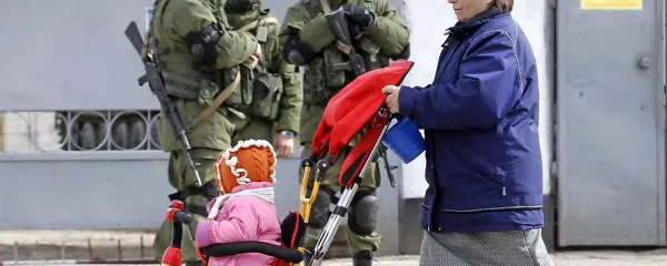 Simferopol na Krimu 6. marca 2014.