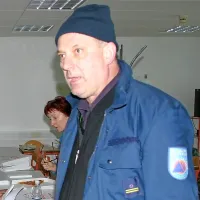 Rifet Kendić med reševanjem posledic lanskega žleda