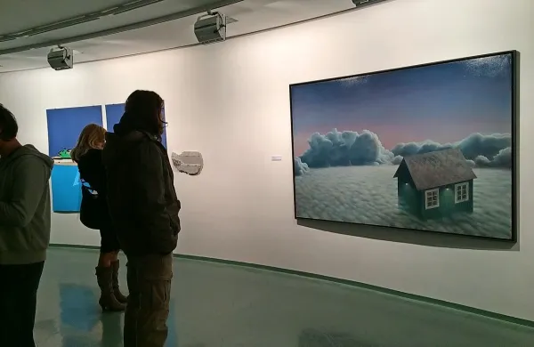 Aleksij Kobal: House of Dream, 2014, akril in olje na platno