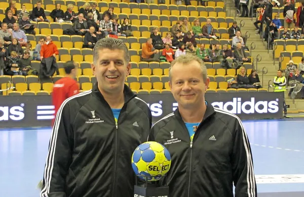Nenad Krstić (levo) in Peter Ljubič bosta sodila že na petem zaporednem svetovnem prvenstvu.
