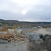 Krožišče, ki je skoraj nared, bo  še  nekaj časa brez navezave na izolske lokalne ceste.   
