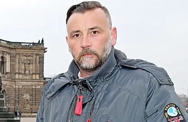 Vodja gibanja Domoljubni Evropejci proti islamizaciji Zahoda (Pegida) Lutz Bachmann.