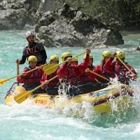 Mlekuž je bil 13 let član in vodnik pri Soča raftingu.