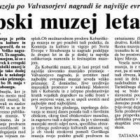 Kobariški muzej se je pred 22 leti uvrstil v sam vrh sorodnih evropskih ustanov.