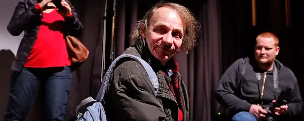 Michel Houellebecq med lanskim obiskom v Sloveniji