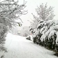 Ceste zasnežene, promet pa oviran