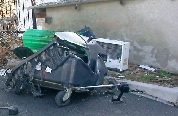 Koprčan naj bi zažgal več zabojnikov, a krivde za to ni priznal. 