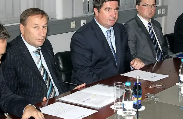 Trije člani nekdanje uprave Luke Koper: Aldo Babič, Robert Časar in Marjan Babič