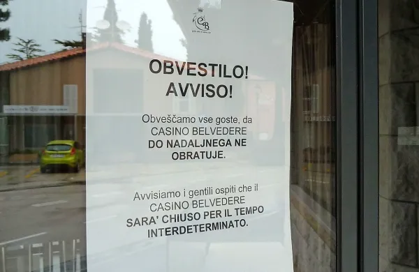 Vinjete odnesle Italijane in casino