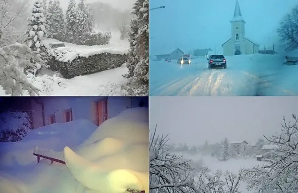 Snežno neurje vihra po Balkanu