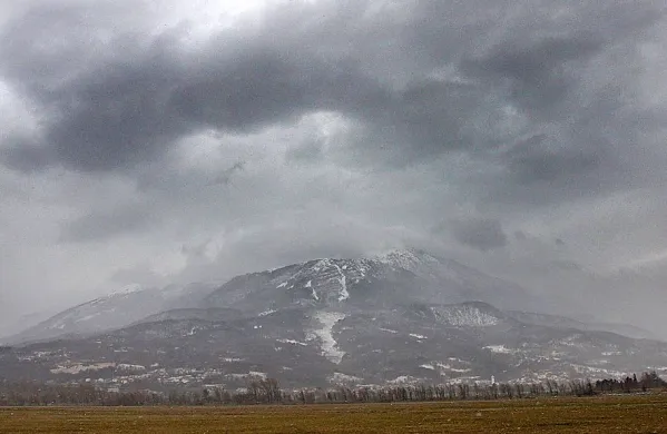 Pogled na Čaven včeraj