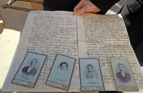 Pismo Josipa Ahtika iz leta 1905