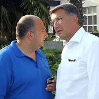 Tomislav Klokočovnik z bratom Georgom (levo)