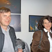 Odvetnik Nevio Kofol z ženo Nadjo Šiškovič   sta redna gosta gledaliških predstav.