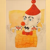 Oketičeva ilustracija Menjava razpoloženja je bila leta 2012 nagrajena na Mednarodnem umetniškem bienalu humorja na Kitajskem.