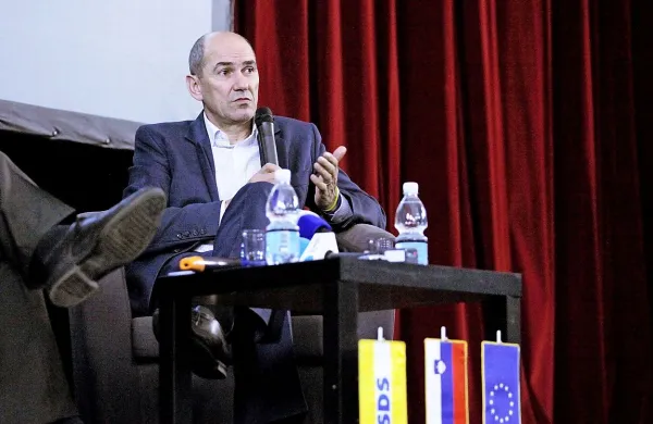 Predsednik SDS Janez Janša