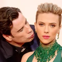 John Travolta in Scarlett Johansson