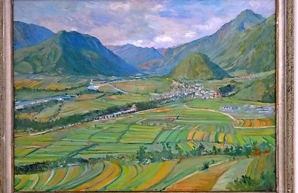 Ljubo Brovč;, Pogled z Ljubinja na Tolmin, 1965-1970