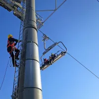 Najvišji sedeži sedežnice Počivalo so okrog 40, najnižji pa le nekaj metrov nad tlemi.